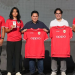 Ketua Umum PSSI Erick Thohir bersama prmain Timnas Indonesia dan pihak Oppo berfoto dalam acara penandatanganan nota kesepahaman antara PSSI dan Oppo selaku mitra atau sponsor di Jakarta, Sabtu (23/11/2024).