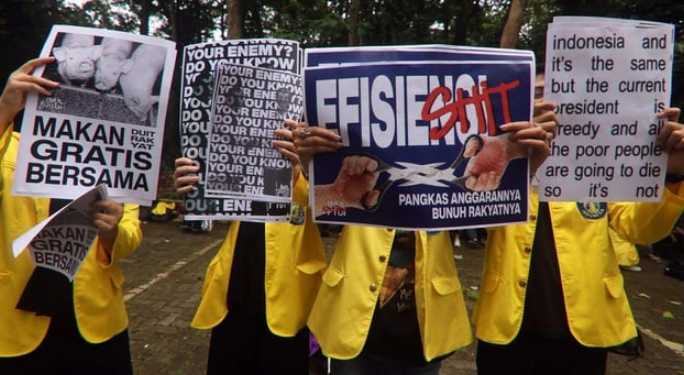 Gelombang Protes Mahasiswa Menggema